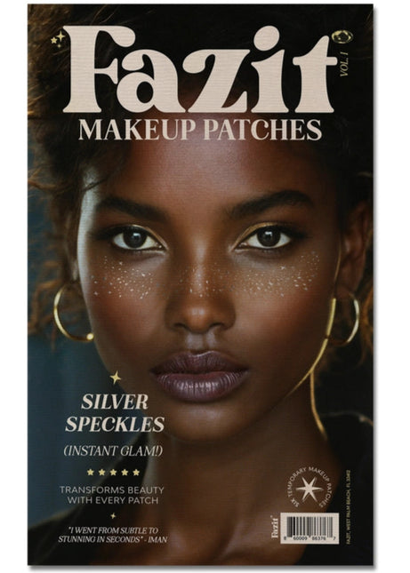 Fazit Silver Glitter Freckles Makeup Patches