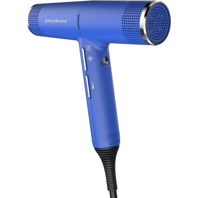 GA.MA ITALY EasiQ | IQ Perfetto | Lightweight and Quiet | Professional Hair Dryer with Ionic Generator and Oxy Active Technology | 1300W | Blue