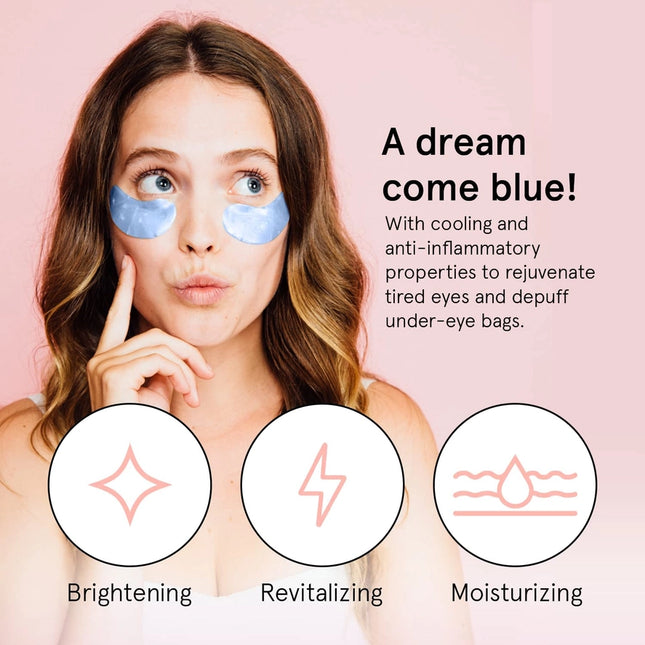 Grace & Stella Blue Illuminating Under Eye Masks (24 Pairs)