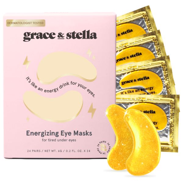 Grace & Stella Gold Energizing Under Eye Masks (24 Pairs)