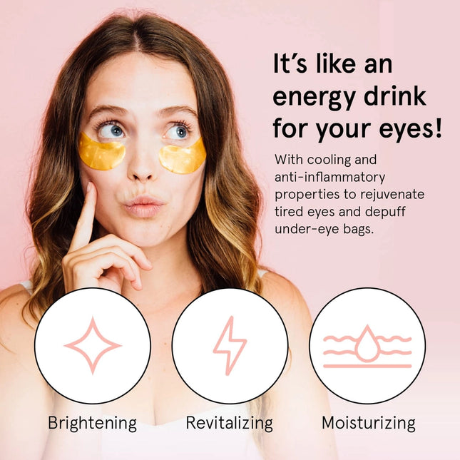 Grace & Stella Gold Energizing Under Eye Masks (24 Pairs)