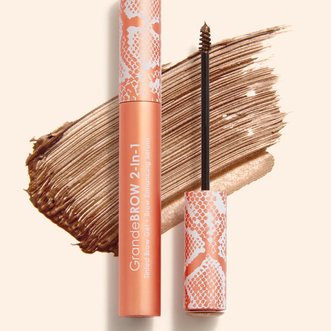 Grande Cosmetics GrandeBROW 2-In-1 Tinted Brow Gel + Brow Enhancing Serum