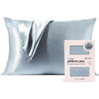 kitsch Haze Blue Satin Pillowcase - Standard/Queen