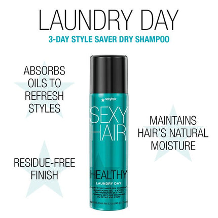 SexyHair Healthy Laundry Day 3-Day Style Saver Dry Shampoo