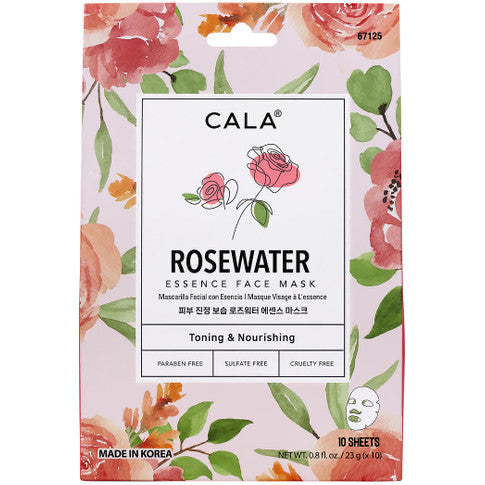 Cala Nourishing Essence Face Masks: Rose Water
