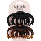 kitsch Black & Tort Octopus Claw Clips 2pc Set