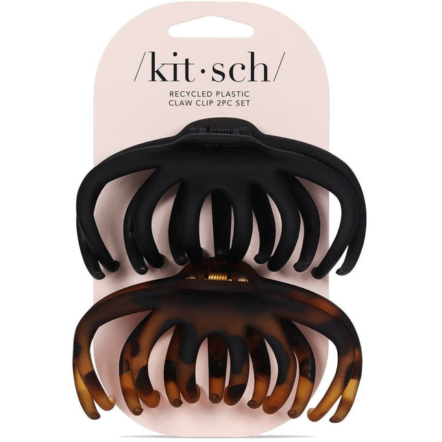 kitsch Black & Tort Octopus Claw Clips 2pc Set