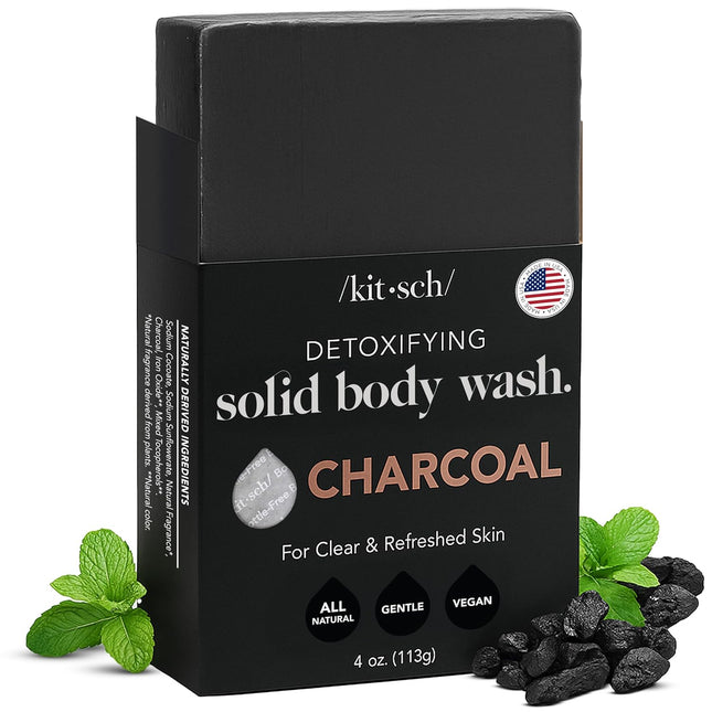 kitsch Charcoal Detoxifying Solid Body Wash