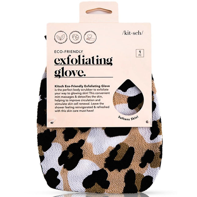 kitsch Leopard Exfoliating Glove