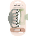 KITSCH Sage Octopus Claw Clips 3pc Set