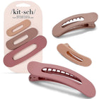 KITSCH Terracotta Flat Lay Claw Clips 3pc Set