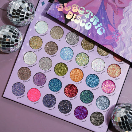 Kara Electric Disco Pressed Glitter Palette