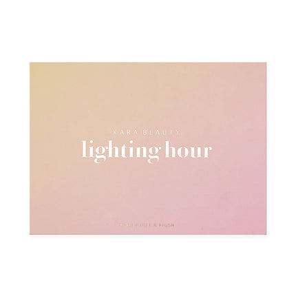 Kara Lighting Hour 2-in-1 Blush & Highlight Palette - Vegan