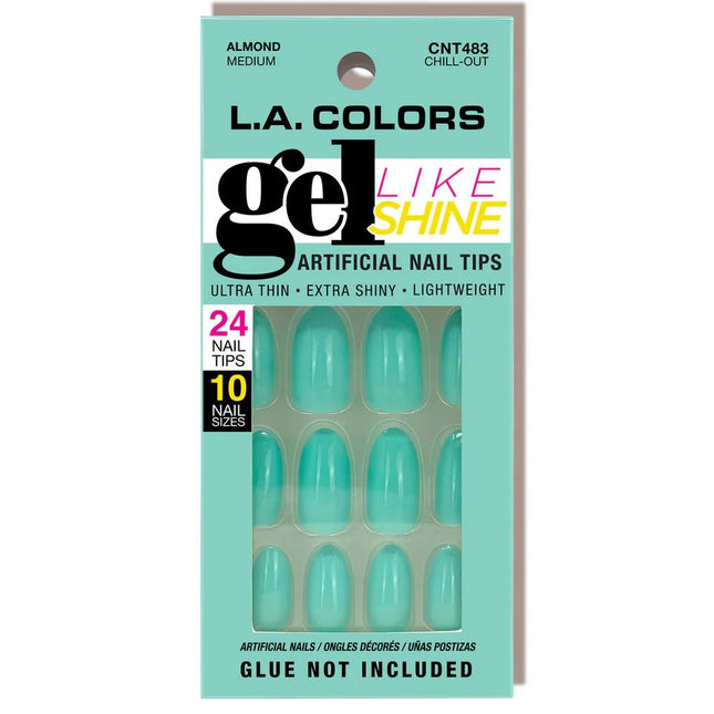 LA Colors Gel Like Shine Nail Tips Chill Out