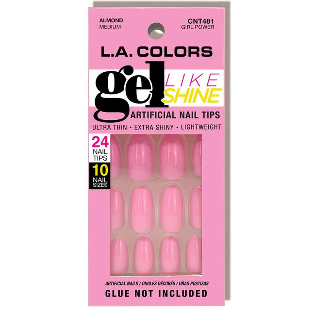 LA Colors Gel Like Shine Nail Tips Girl Power