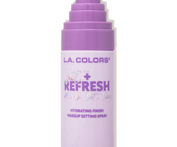 L.A. Colors Set & Refresh Setting Spray Hydrating Finish product package
