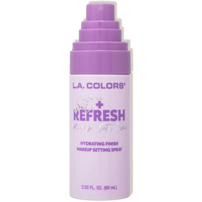 LA Colors Set + Refresh Hydrating Setting Spray