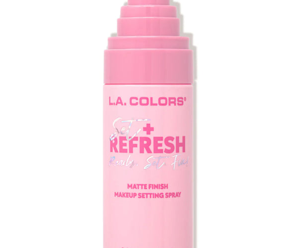 L.A. Colors Set & Refresh Setting Spray Matte Finish product package