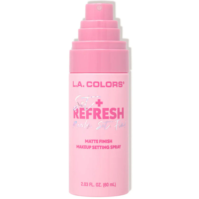LA Colors Set + Refresh Matte Setting Spray