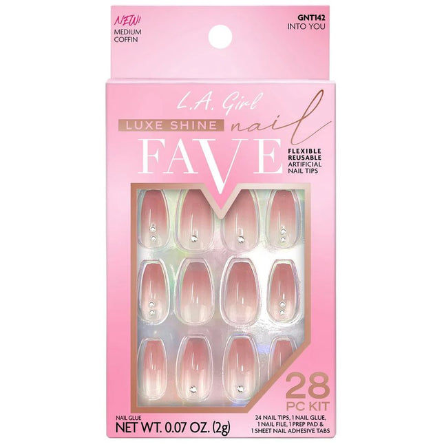 LA Girl Luxe Shine Fave Nail Tips - Into You