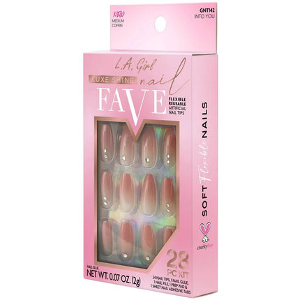 LA Girl Luxe Shine Fave Nail Tips - Into You