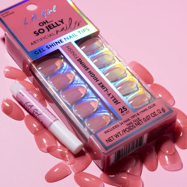 LA Girl Oh So Jelly Nail Tips  - Love You A Latte