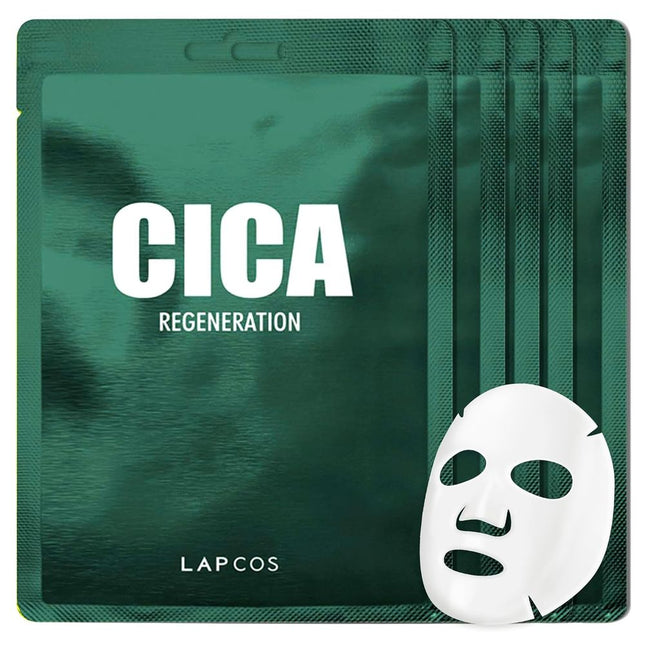 Lapcos Daily Cica Sheet Mask - Soothing & Calming - 5 Pack