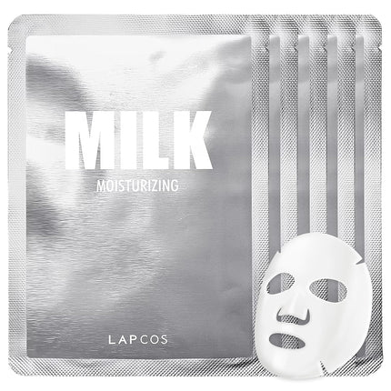 Lapcos Daily Milk Mask - Hydrating Sheet Mask - 5 Pack