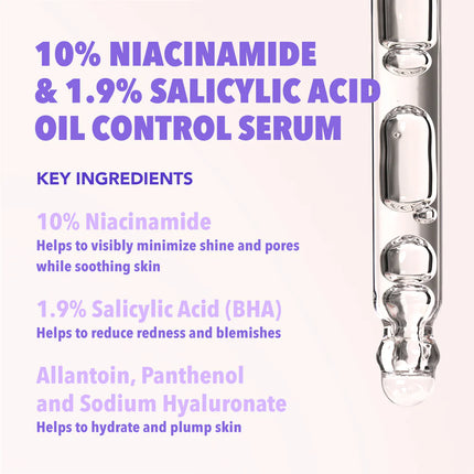 Moira 10% Niacinamide & 1.9% Salycilic Acid Oil Control Serum