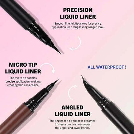 Moira Angled Liquid Liner - Black