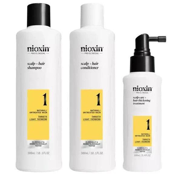 Nioxin System Kit 1 - Natural Hair With Light Thinning