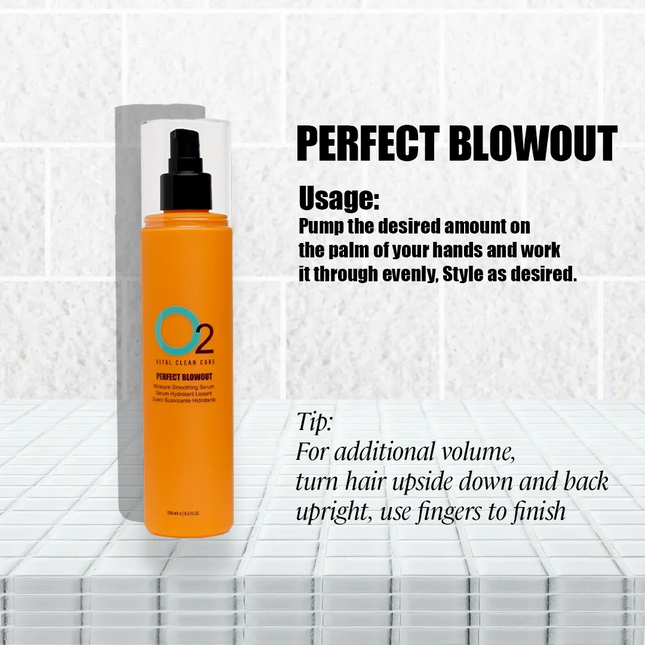 O2 Professional PERFECT BLOWOUT Moisture Smoothing Serum