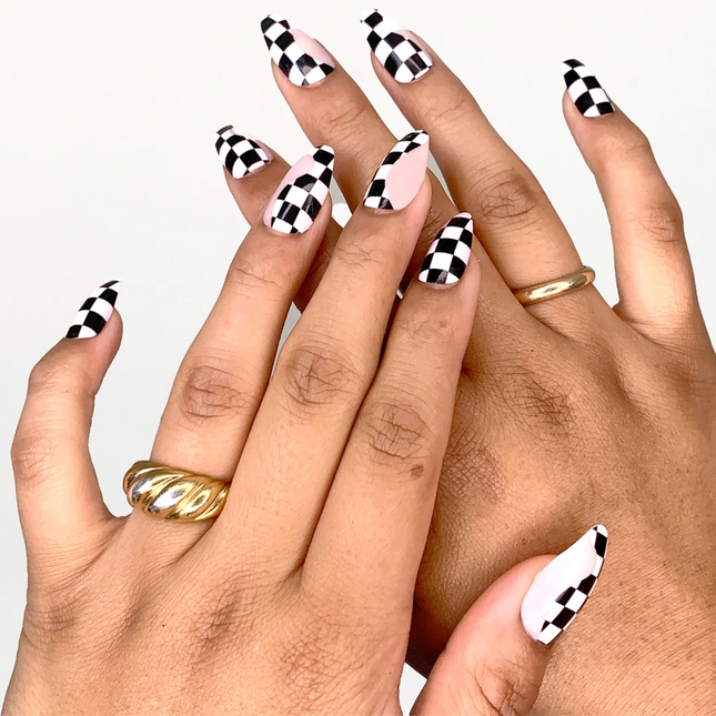 Paintlab Checkmate Press-on Nails