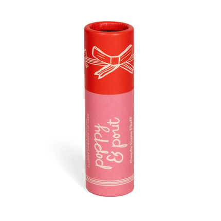 Poppy & Pout Lip Balm - Candy Cane Fluff (Holiday)