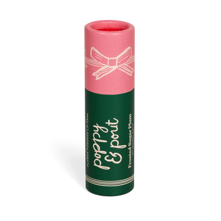 Poppy & Pout Lip Balm - Frosted Sugar Plum (Holiday)