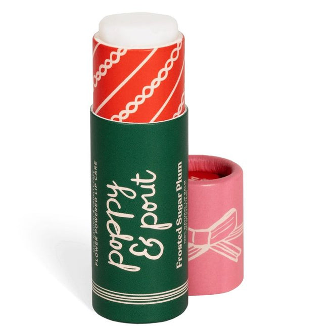 Poppy & Pout Lip Balm - Frosted Sugar Plum (Holiday)