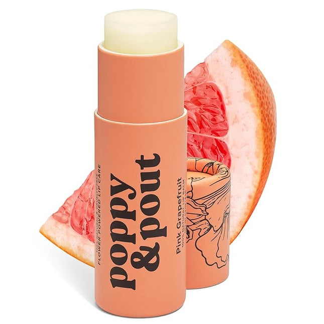 Poppy & Pout Lip Balm - Pink Grapefruit