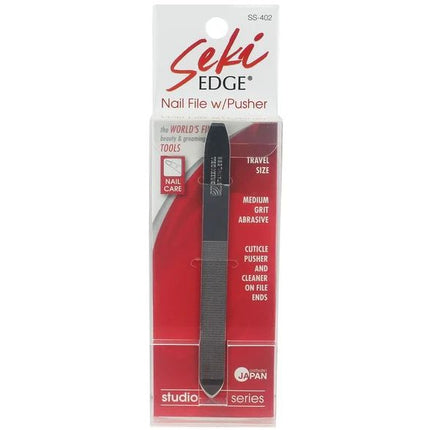 Seki Edge Nail File with Pusher (SS-402)