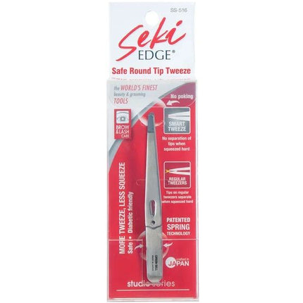 Seki Edge Safe Round Tip Tweeze (SS-516)