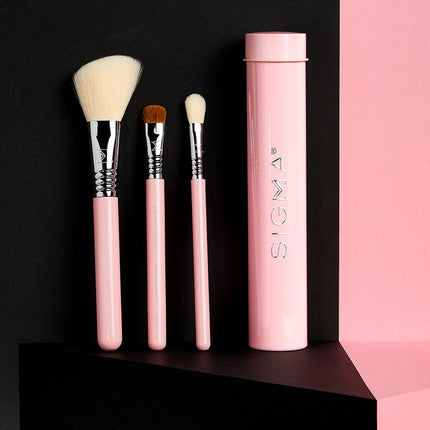 Sigma Essential Trio Brush Set - Pink