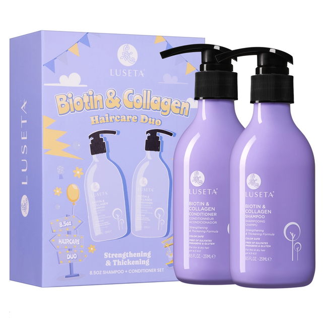 Luseta Biotin & Collagen Shampoo & Conditioner Set