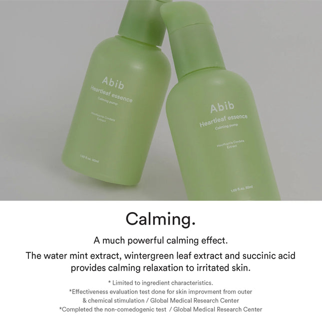 Abib Heartleaf Essence Calming Pump