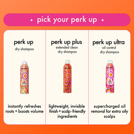 Amika Perk Up Plus Extended Clean Dry Shampoo