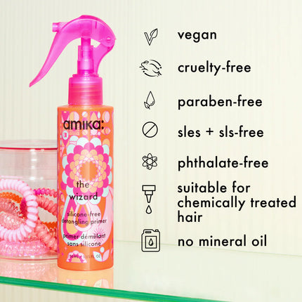 Amika The Wizard Detangling Primer - Silicone Free