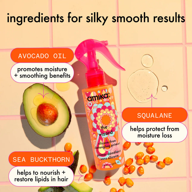Amika The Wizard Detangling Primer - Silicone Free