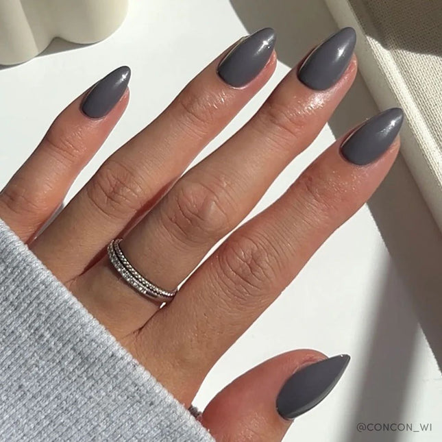 Glamnetic Ash Gray Press On Nails
