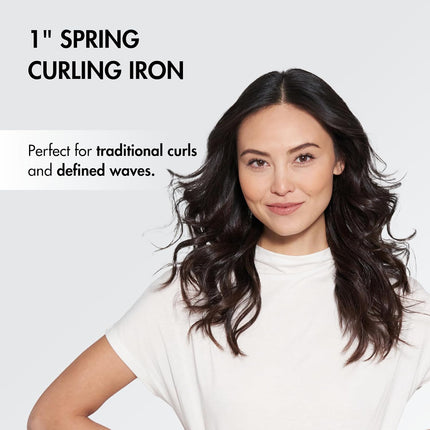 BaBylissPRO Porcelain Ceramic ¾" Spring Curling Iron