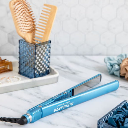 BaBylissPRO Nano Titanium 1" Extended-Barrel Curling Iron & 1" Ultra-Thin Flat Iron Gift Set