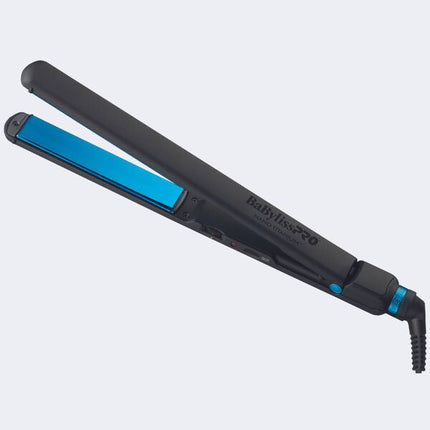 BaBylissPRO Nano Titanium Limited Edition Black & Blue 1" Ultra-Thin Flat Iron