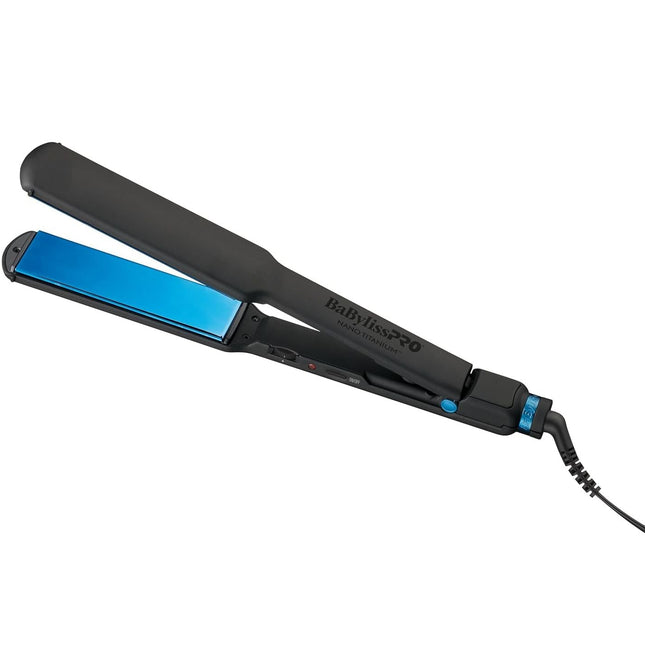 BaBylissPRO Nano Titanium Limited Edition Black & Blue 1" Ultra-Thin Flat Iron